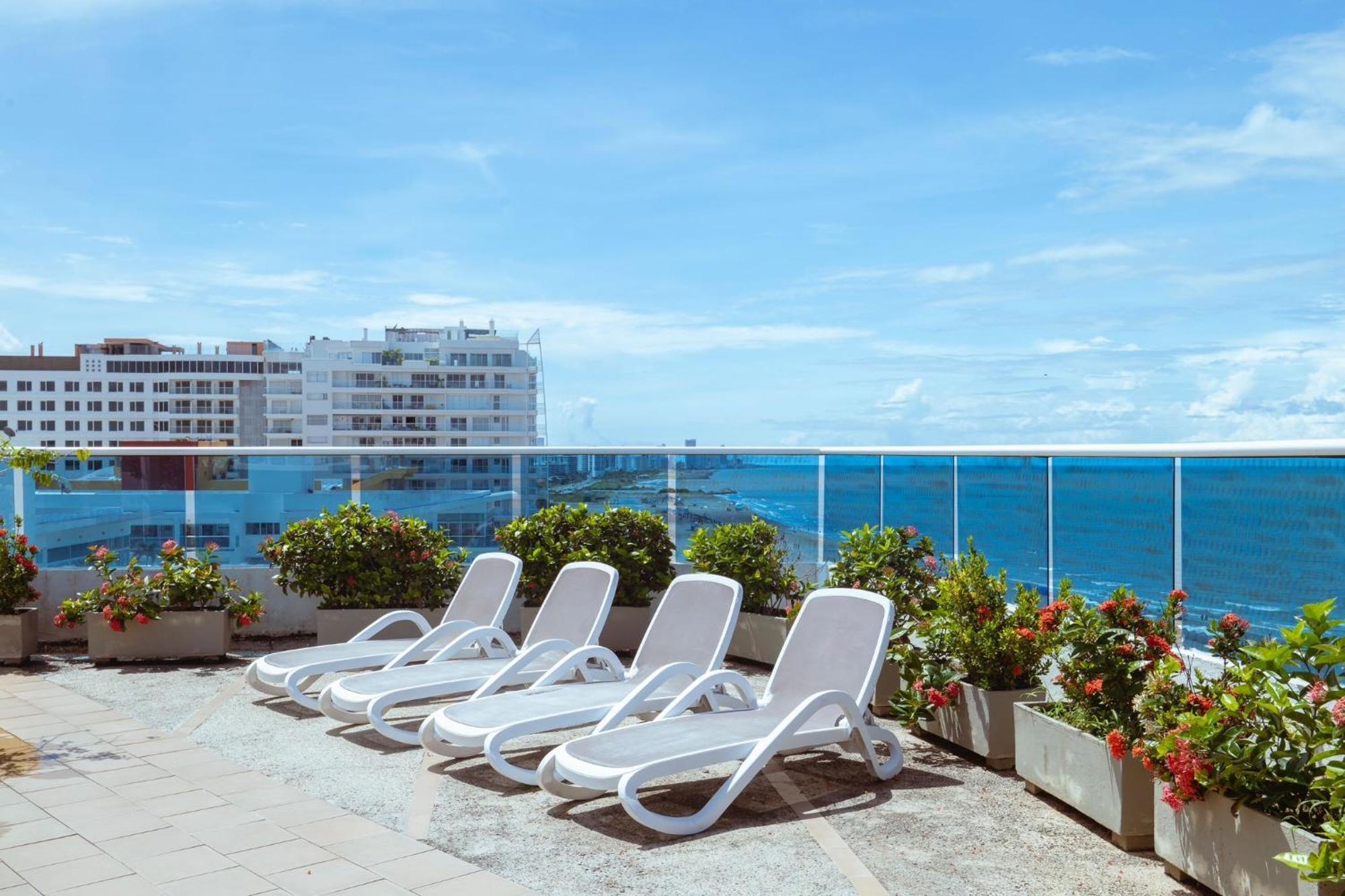 Luxury Apartment, Sector Morros, Vista Y Salida Al Mar Edificio Sunshine Cartagena Екстер'єр фото