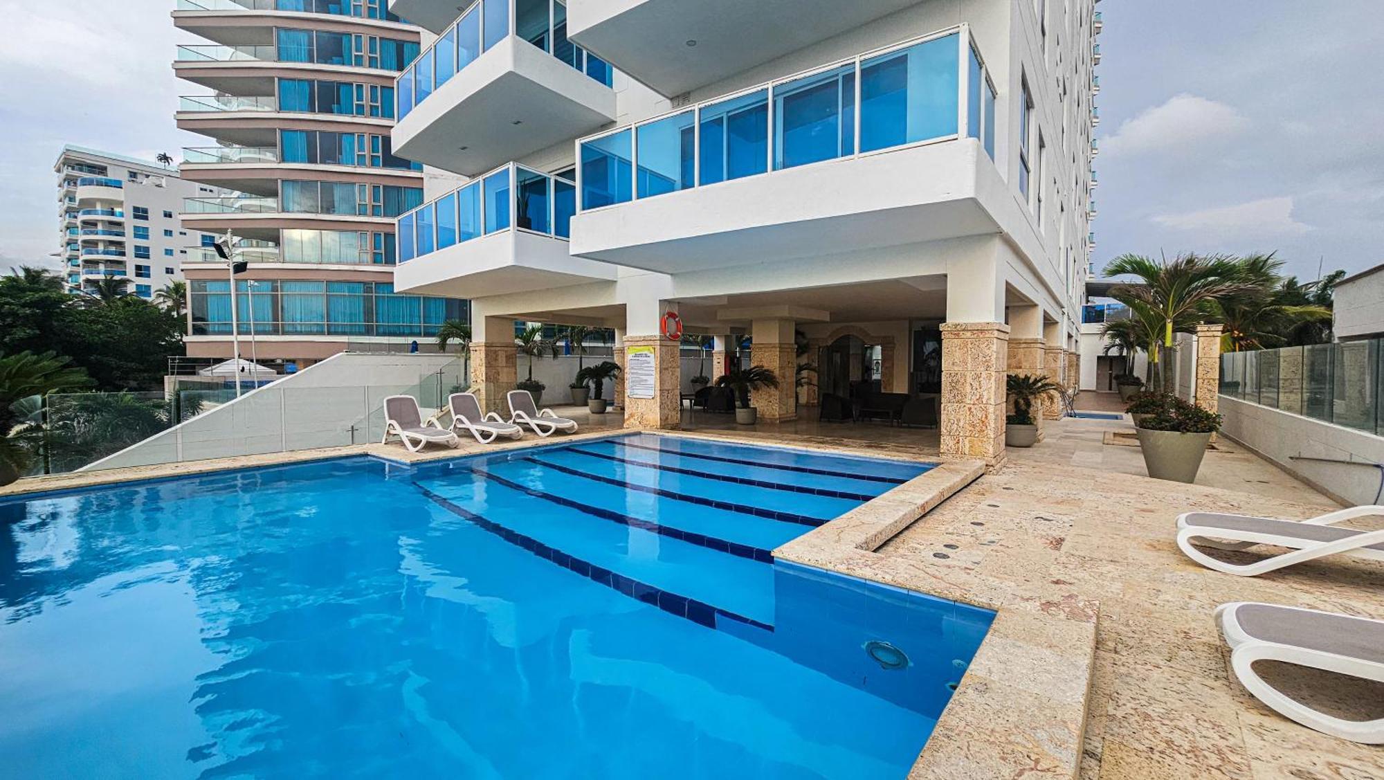 Luxury Apartment, Sector Morros, Vista Y Salida Al Mar Edificio Sunshine Cartagena Екстер'єр фото