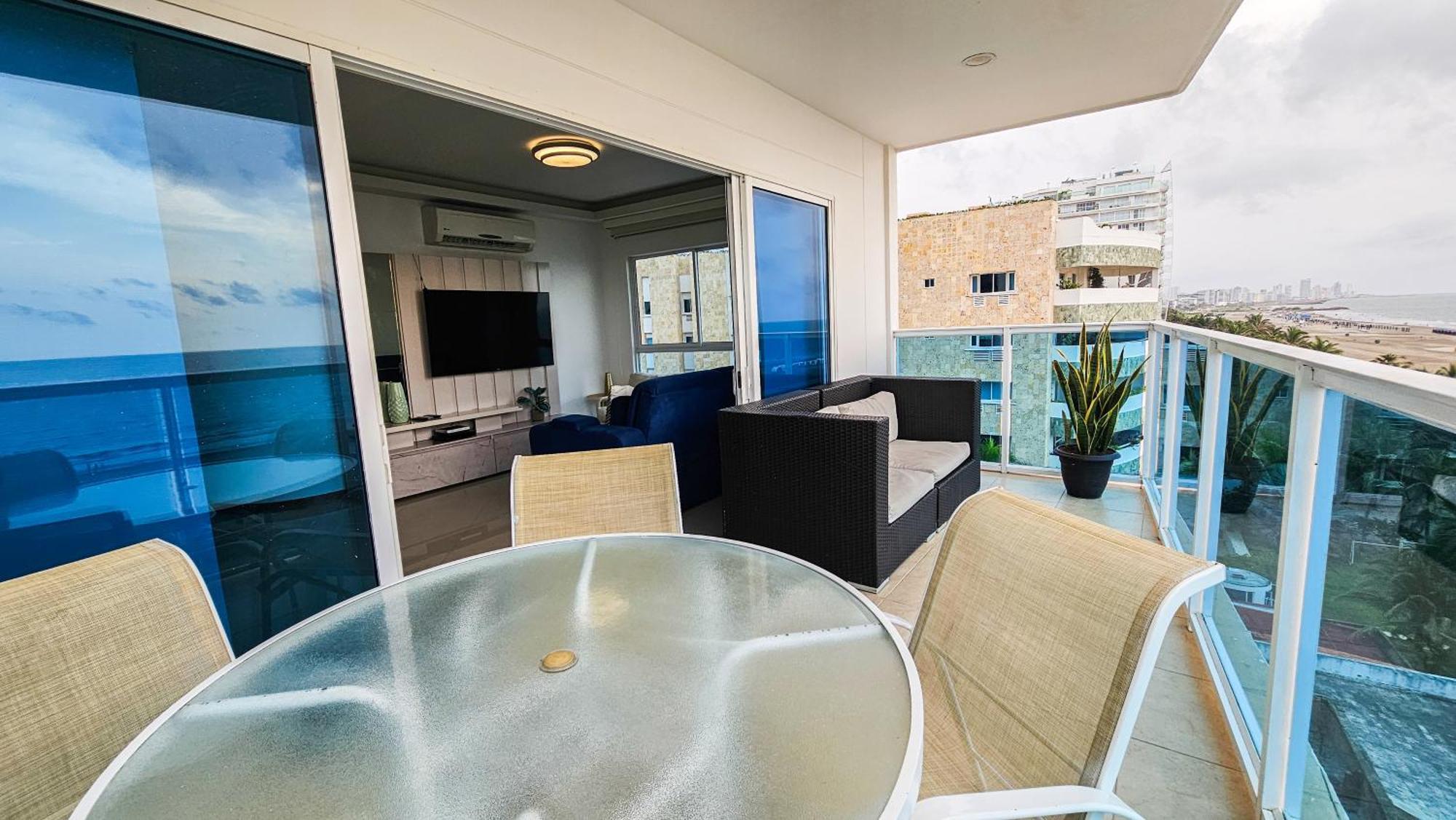 Luxury Apartment, Sector Morros, Vista Y Salida Al Mar Edificio Sunshine Cartagena Екстер'єр фото